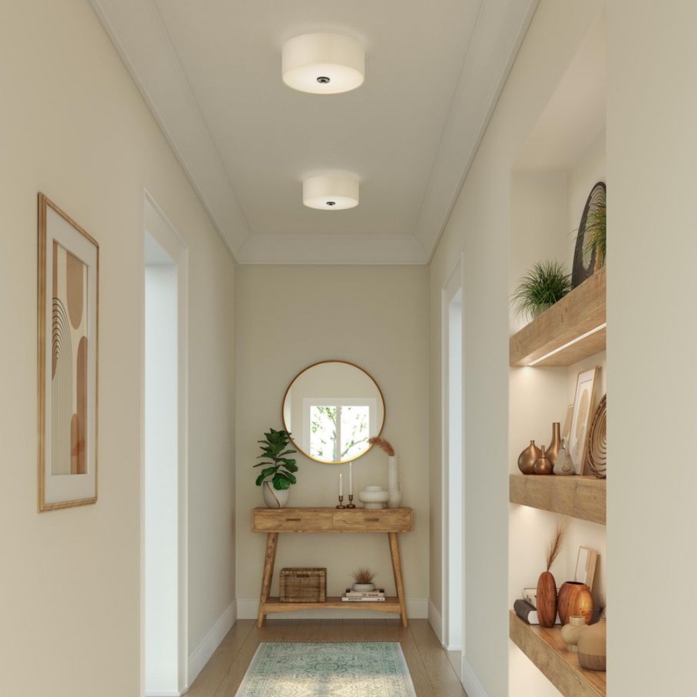 Two-Light Ceiling Flush Mount: image 9