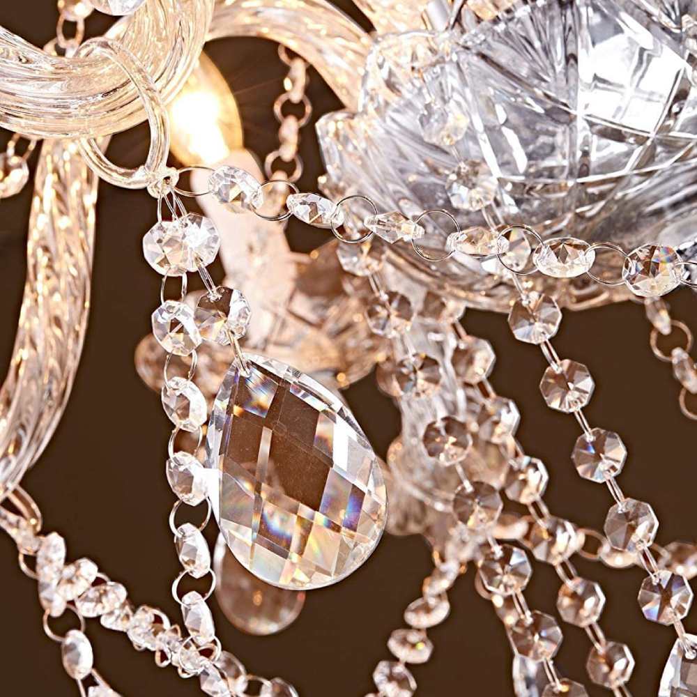 Classic Crystal Glass Chandelier: image 8