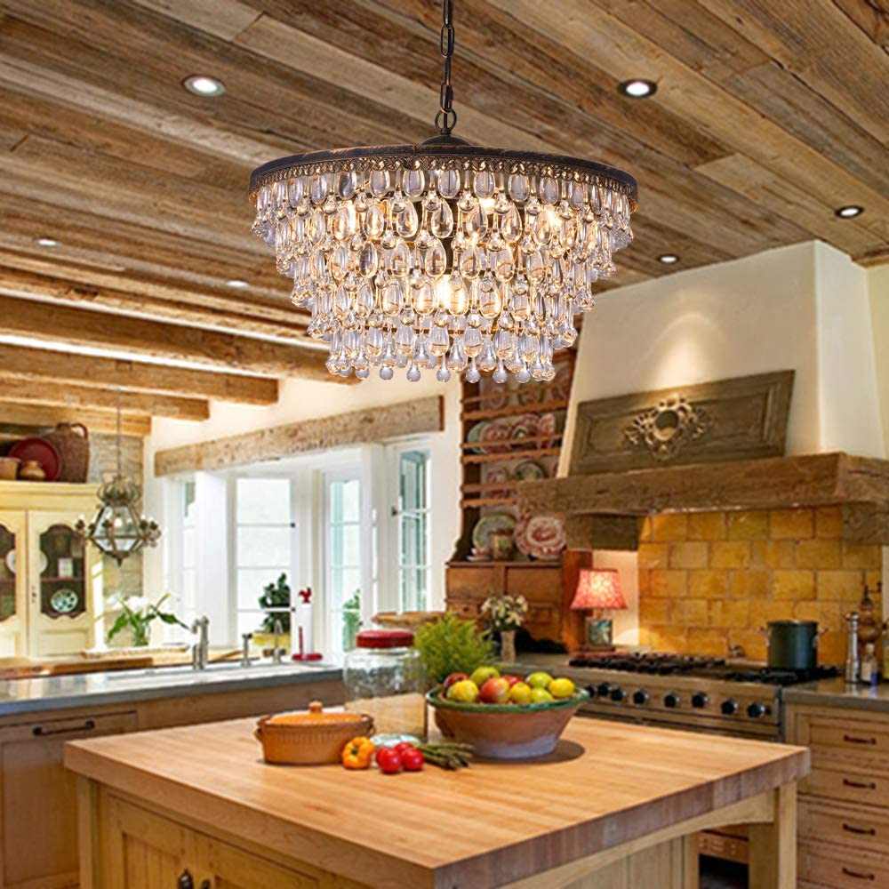 Farmhouse Crystal Light