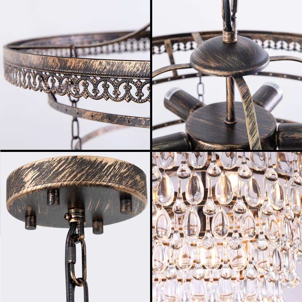 Farmhouse Crystal Light
