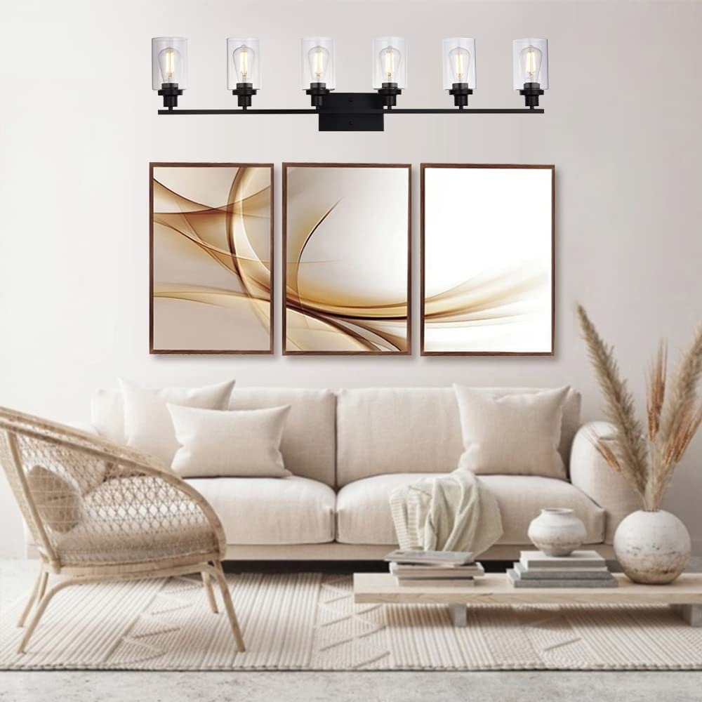 Clear Glass Wall Lighting, 6 Light: image 7