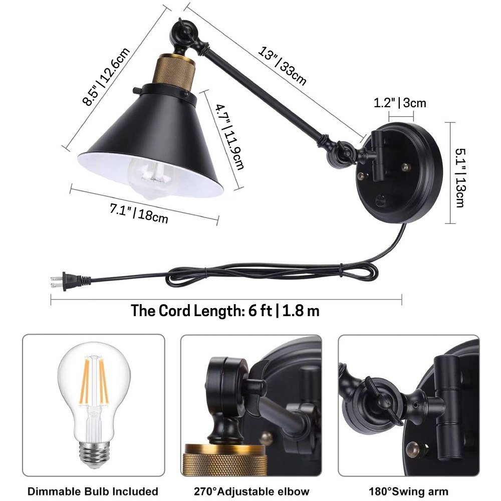 Wall Sconce Light: image 6